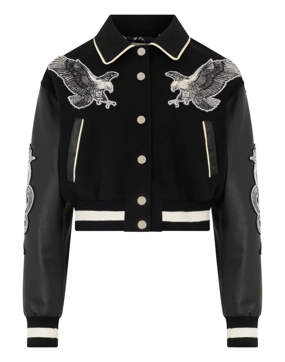 Varsity Jacket Tattoo Strass, цвет: Черный