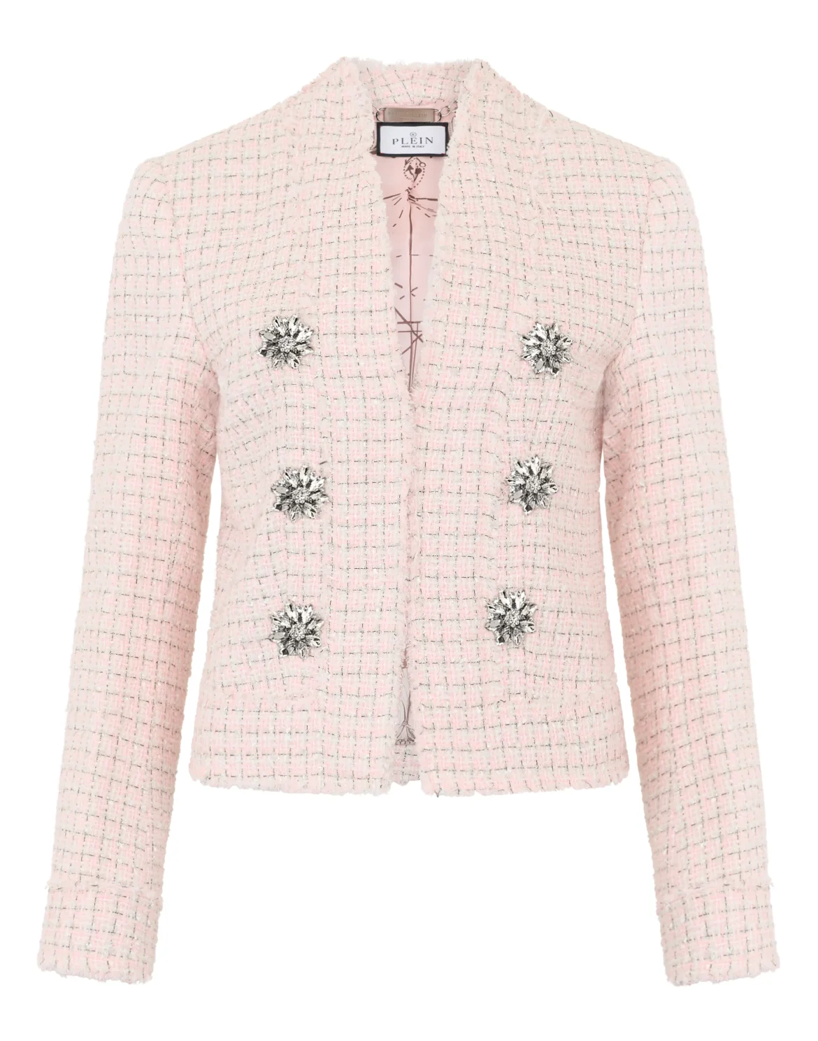 Tweed Jacket Crystals, цвет: Розовый