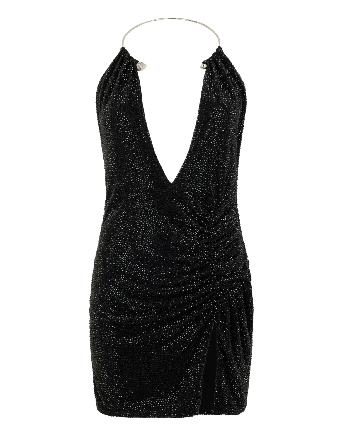 Mini Dress Piercing Strass, цвет: Черный