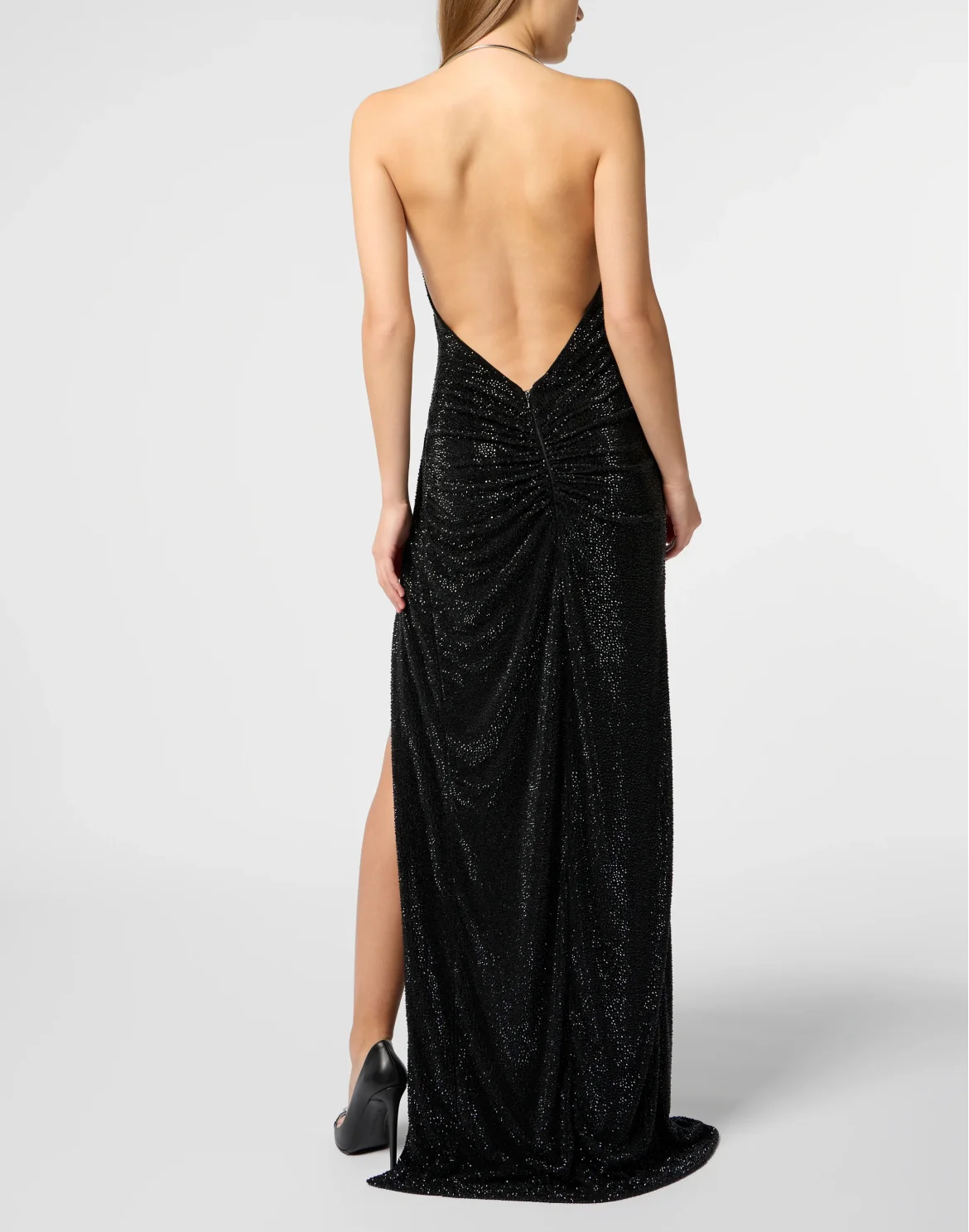 Multicutting Maxi Dress Piercing Strass, цвет: Черный