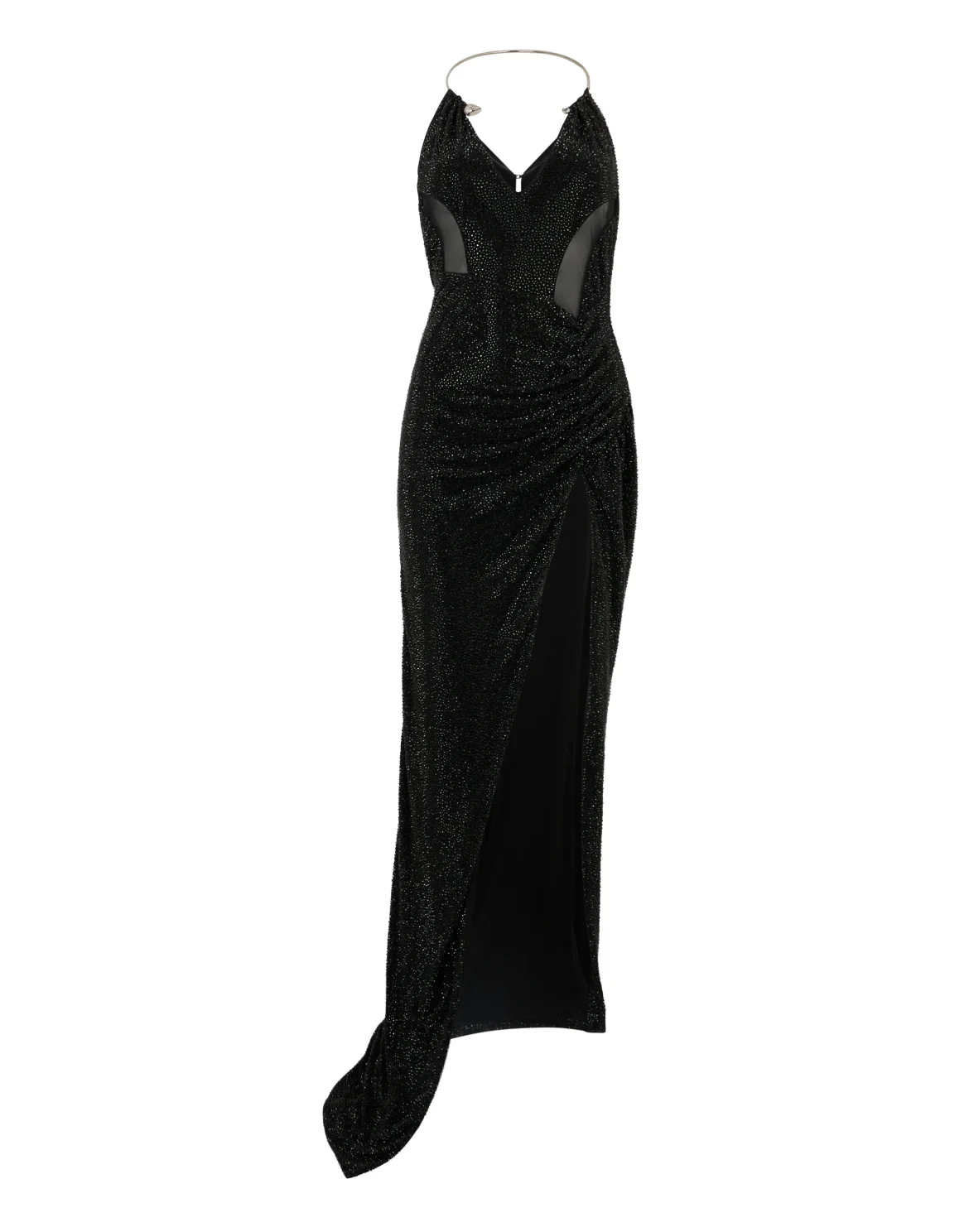 Multicutting Maxi Dress Piercing Strass, цвет: Черный