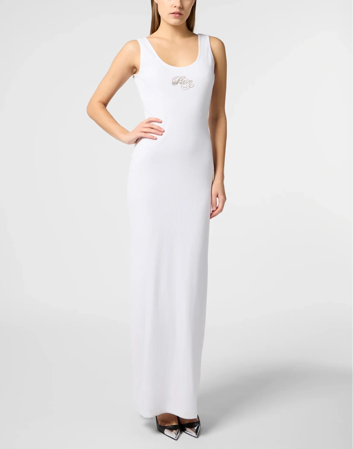 Maxi Tank Dress Signature, цвет: Белый