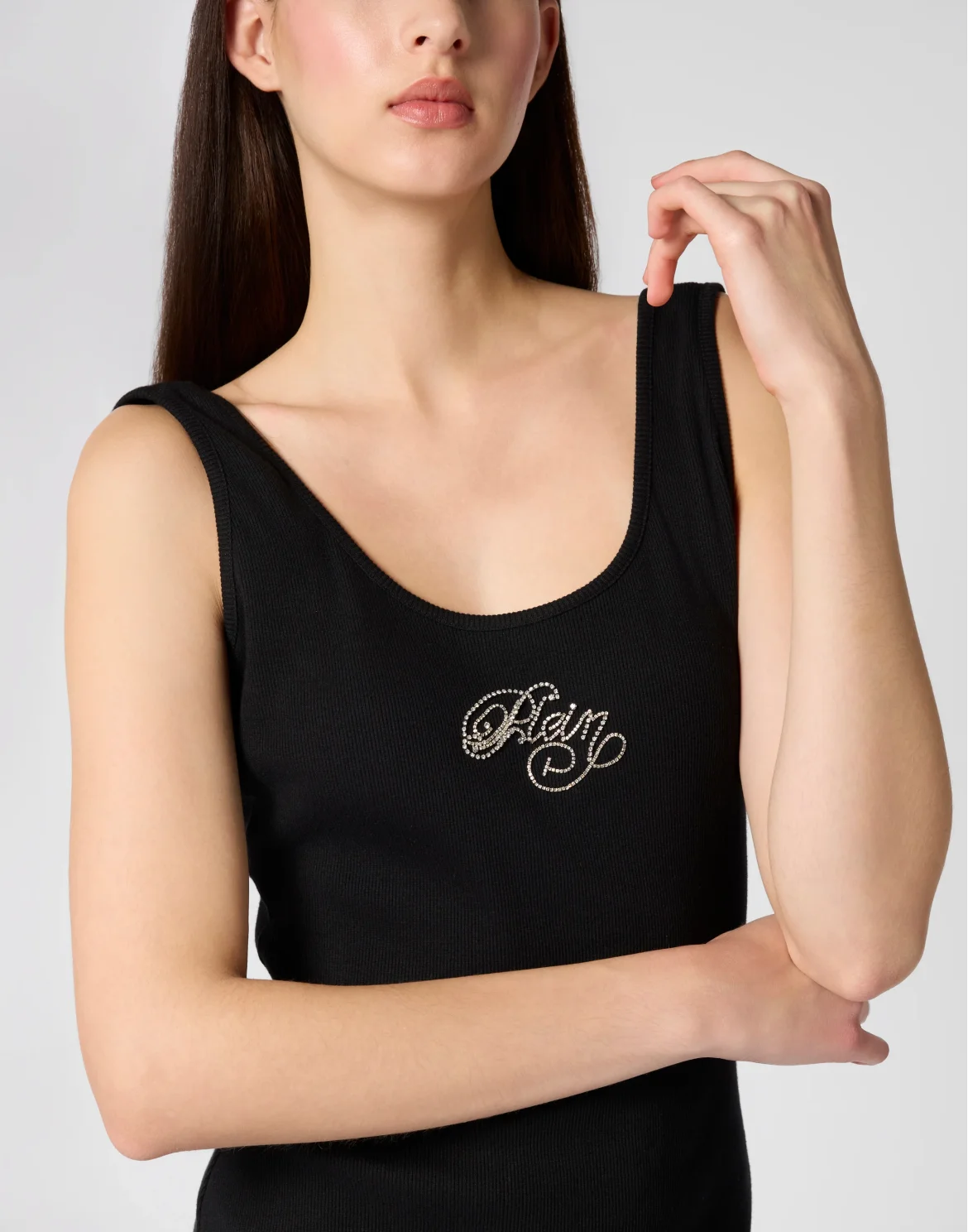 Maxi Tank Dress Signature, цвет: Черный