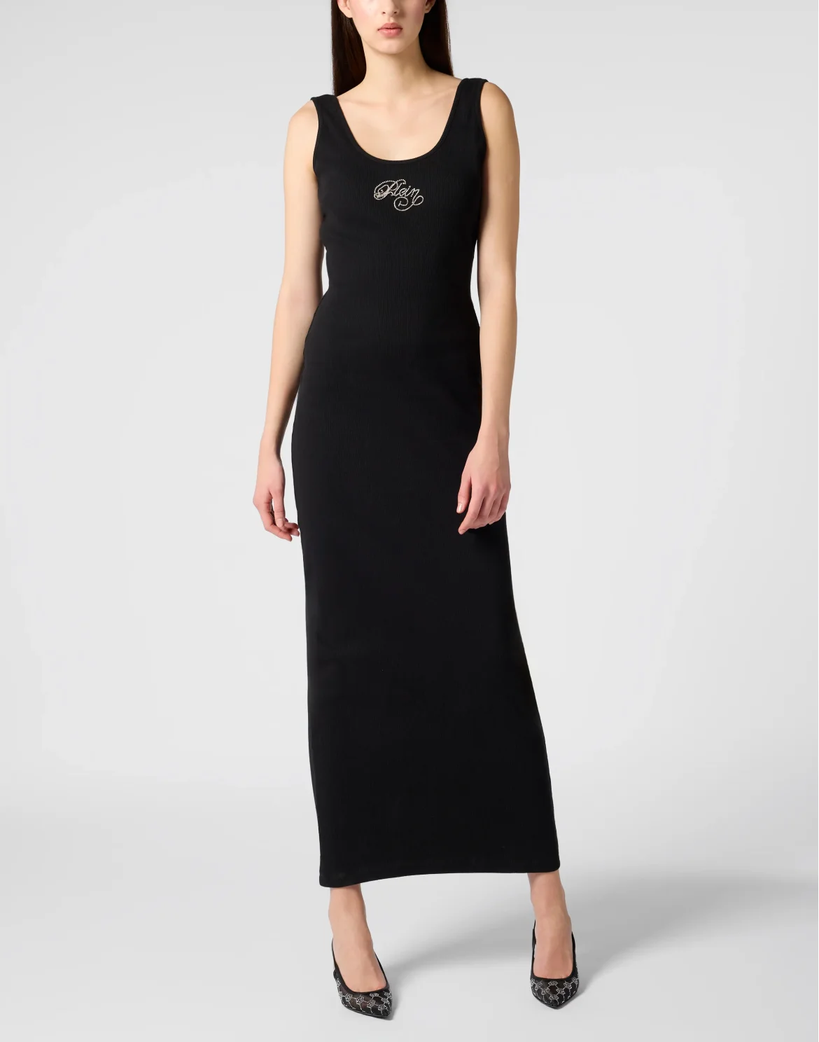 Maxi Tank Dress Signature, цвет: Черный