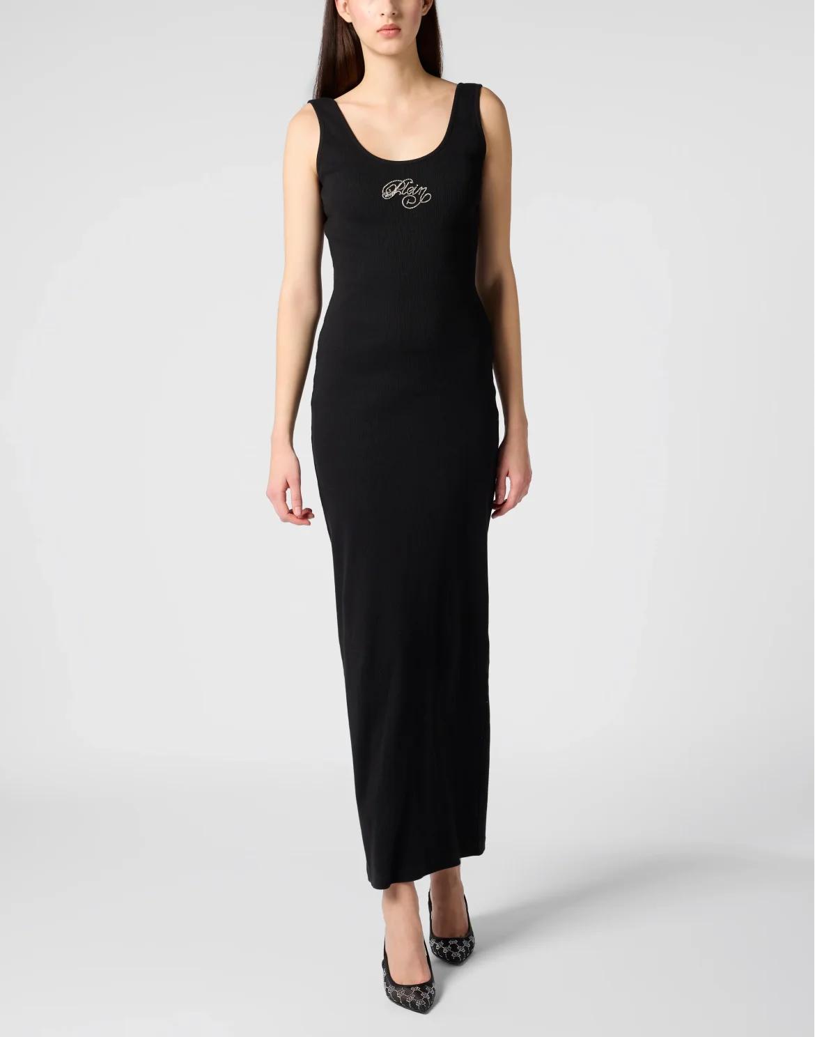 Maxi Tank Dress Signature, цвет: Черный