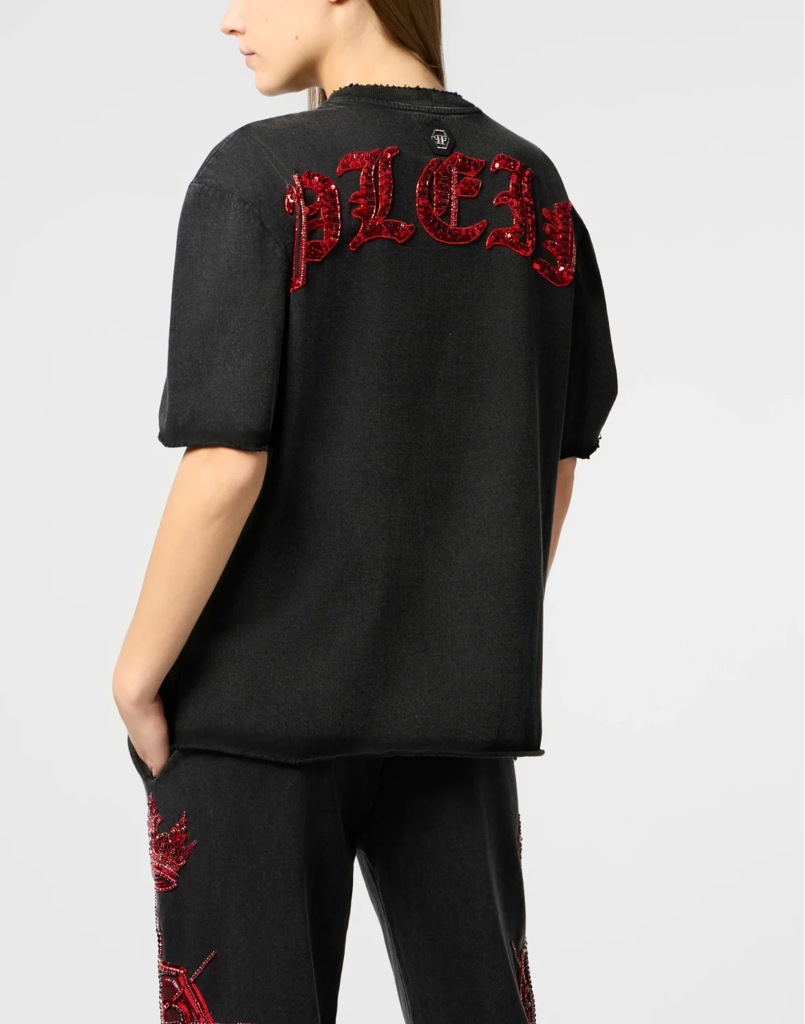 Man Fit T-Shirt Butterfly Tattoo, цвет: Черный