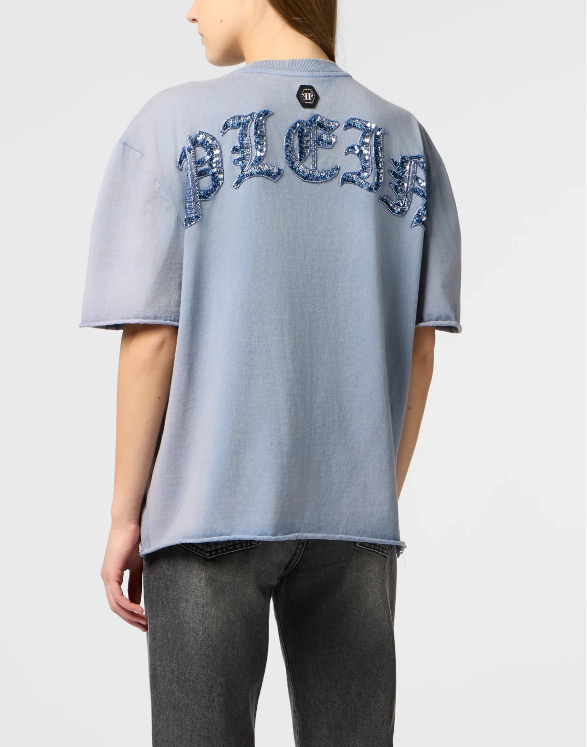 Man Fit T-Shirt Butterfly Tattoo, цвет: Голубой