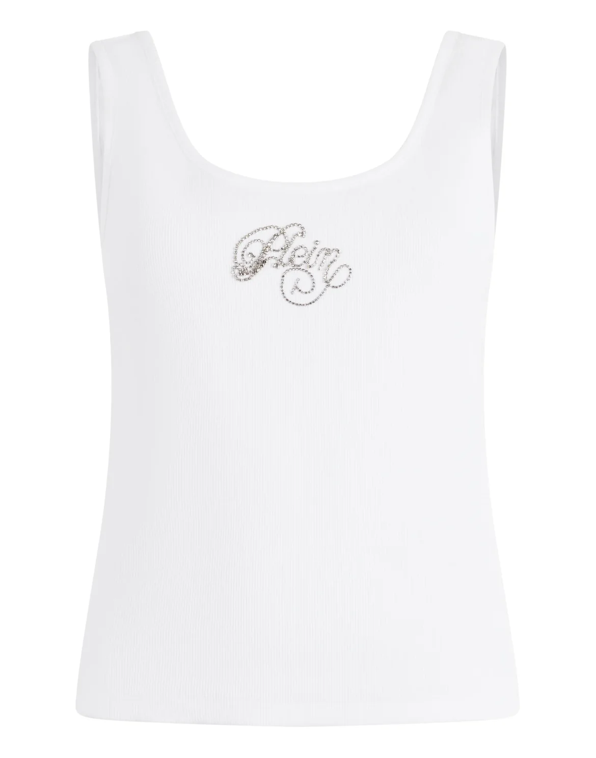 Open Back Tank Top Signature, цвет: Белый
