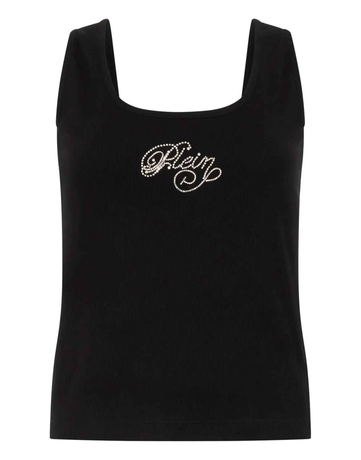 Open Back Tank Top Signature, цвет: Черный