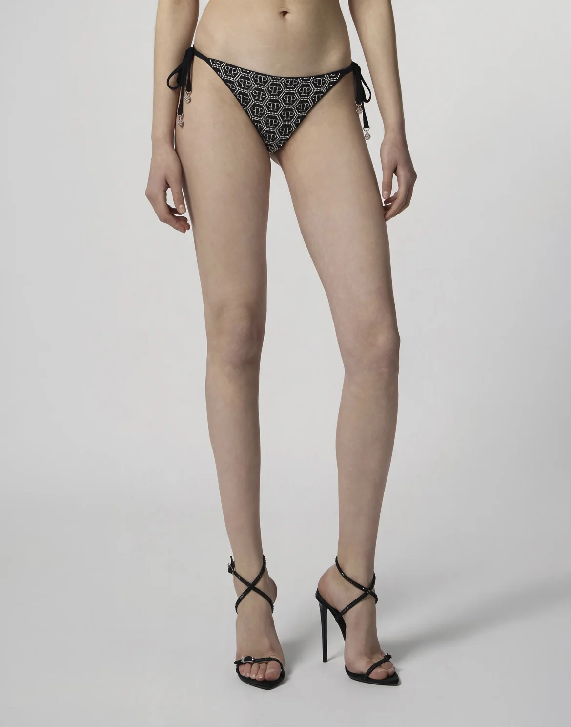 Swimming Brief Monogram Strass, цвет: Черный