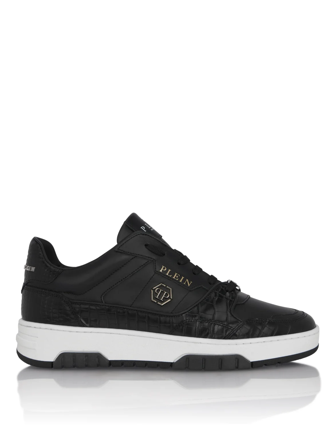 Low-Top Sneakers Nappa Cocco, цвет: Черный