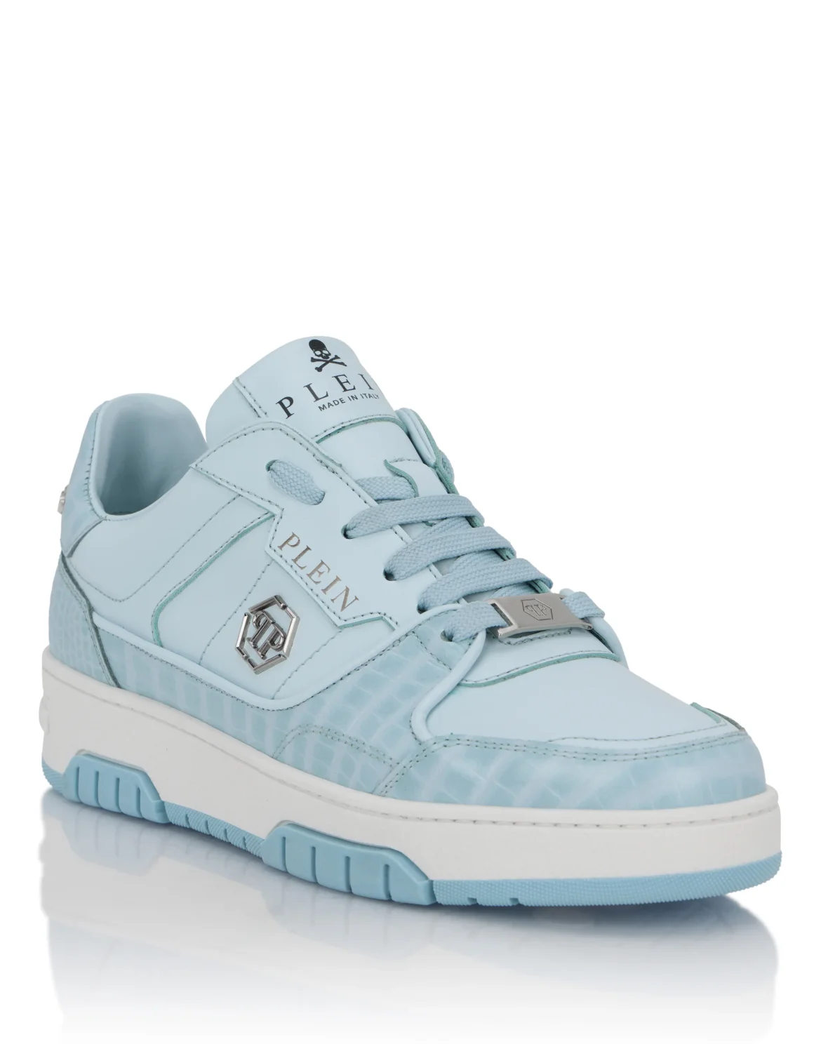 Low-Top Sneakers Nappa Cocco, цвет: Голубой