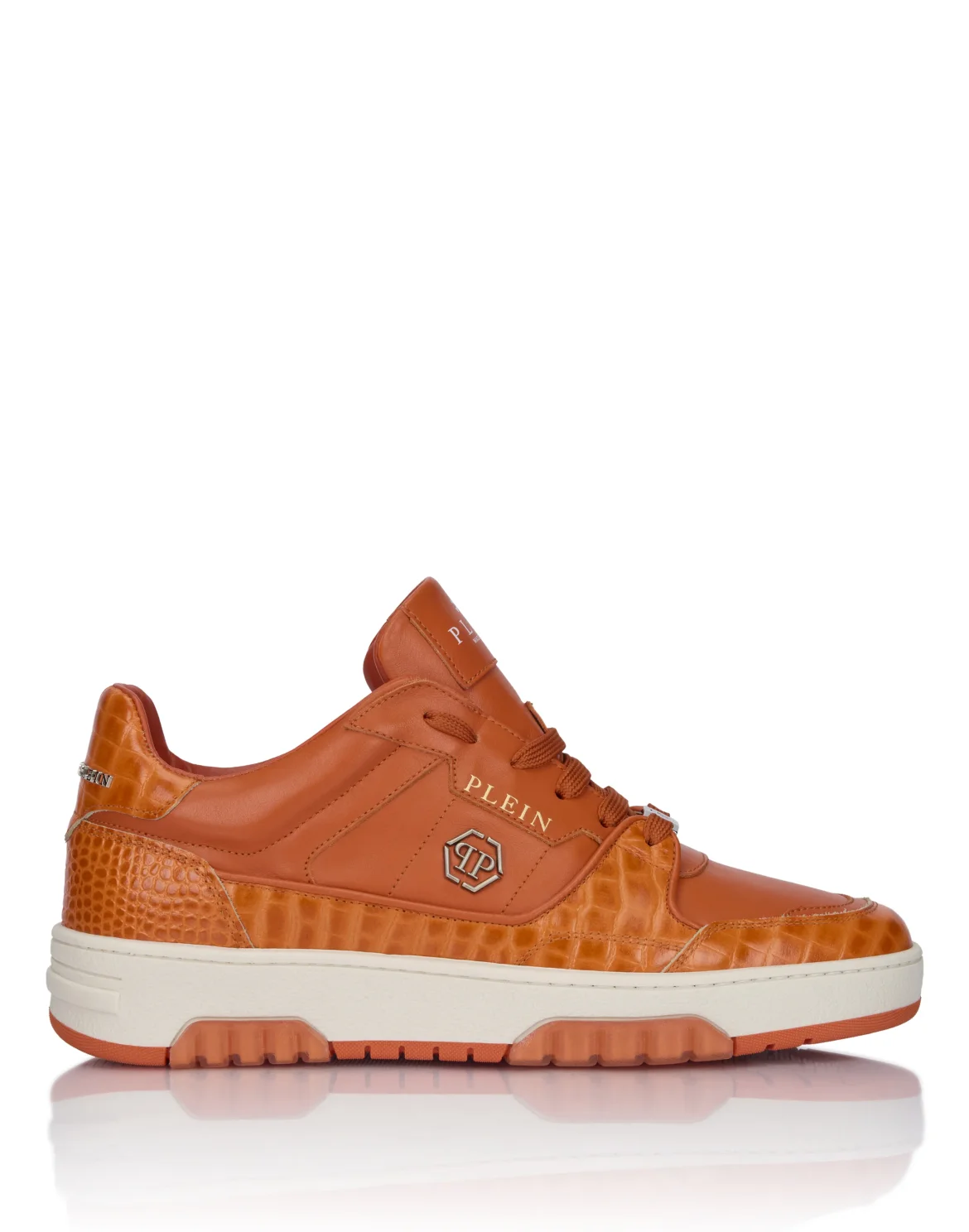 Low-Top Sneakers Nappa Cocco, цвет: Оранжевый
