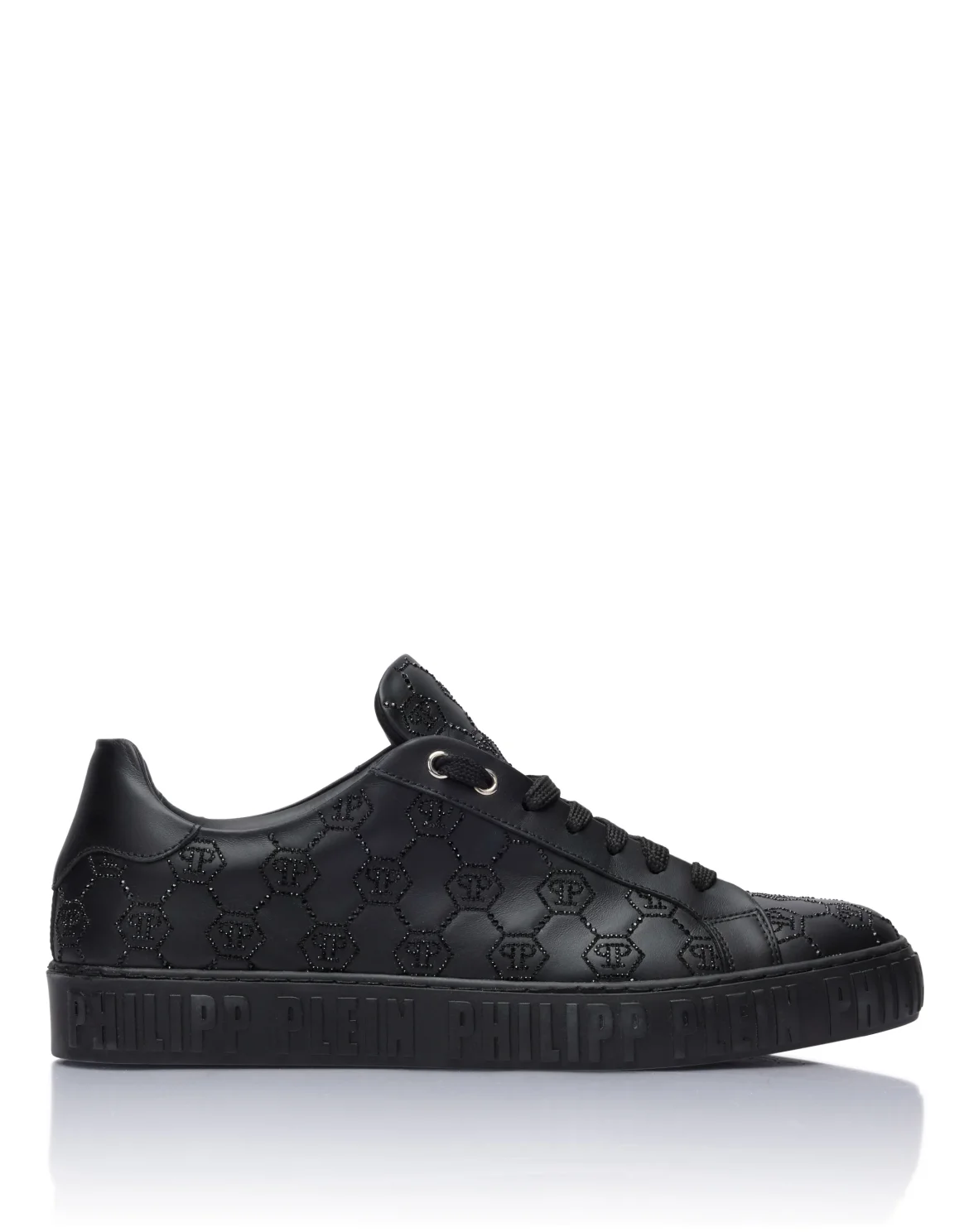 Low-Top Sneakers Carson Monogram Strass, цвет: Черный