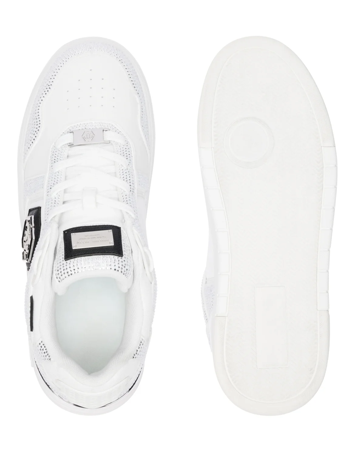 Low-Top Sneakers SK8R Strass, цвет: Белый