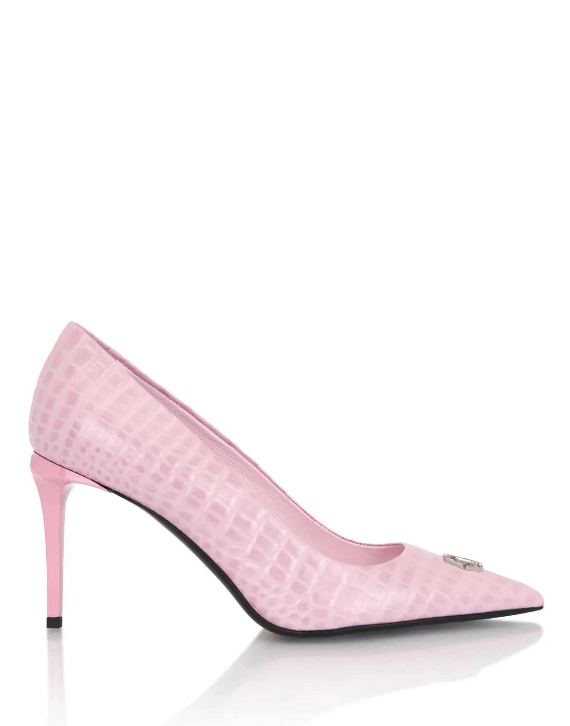Cocco Print Decolette Mid Heels Hexagon 9, цвет: Розовый