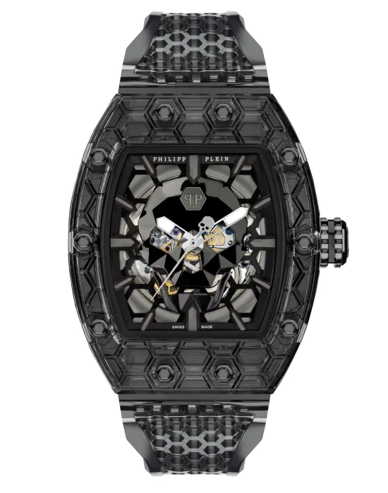 CRYPTO KING BLACK CRY$TAL GHOST WATCH