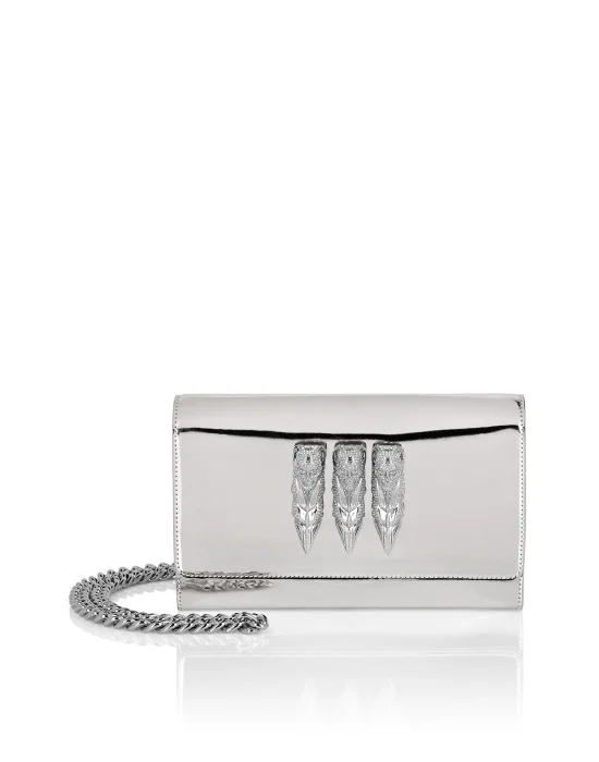 Mirror Leather Clutch