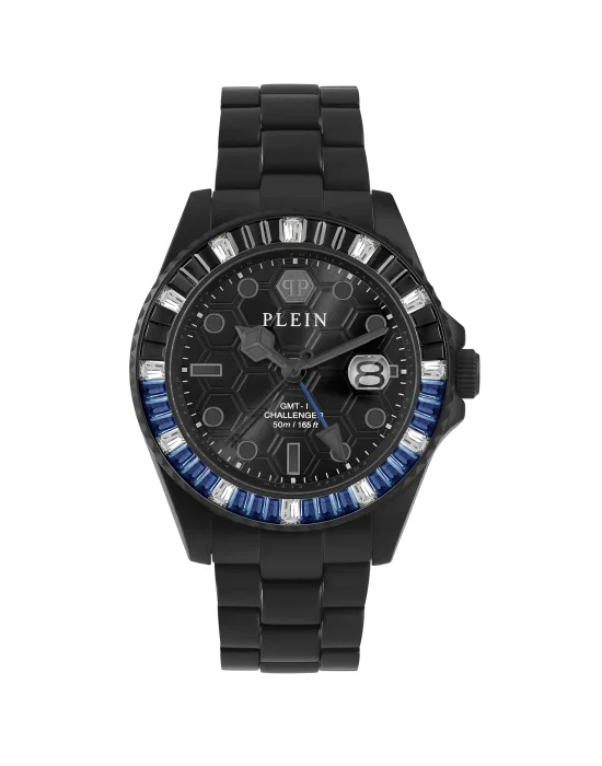 Stainless Steel Watches GMT-I Challenger Baguettes