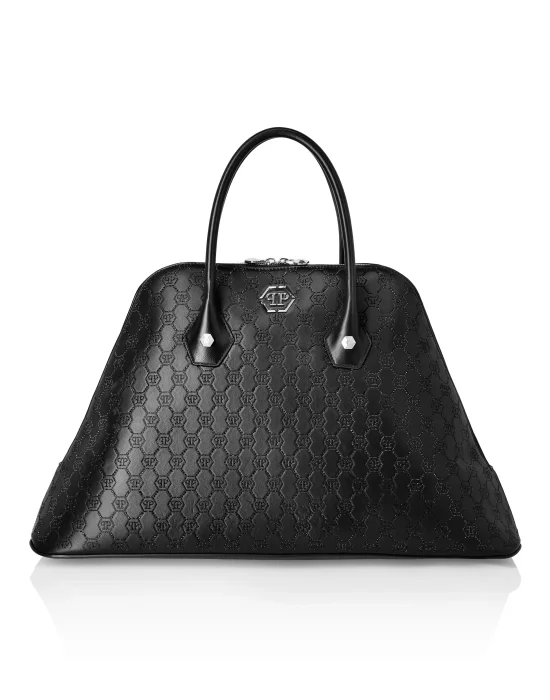 Philipp Plein Majestic Handbag Monogram Large