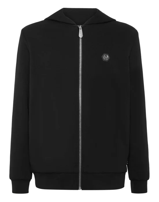 Fleece Zip Hoodie Skull America