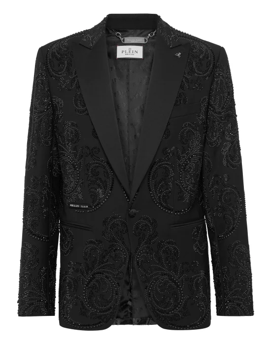 Wool Blazer Lord Fit Studs & Stones Stones
