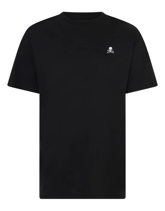 Basic Round Neck T-Shirt Skull