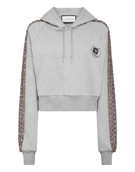 Cropped Hoodie Crystal