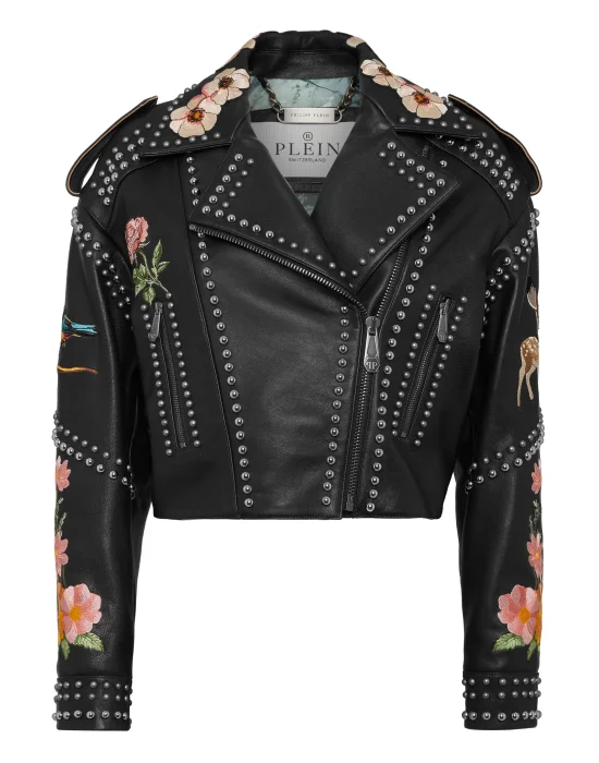 Vintage Leather Moon Biker Fairy