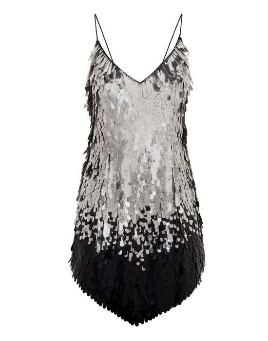 Backless Mini Dress Paillettes