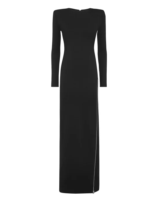 Long-Sleeved Long Dress Fatale