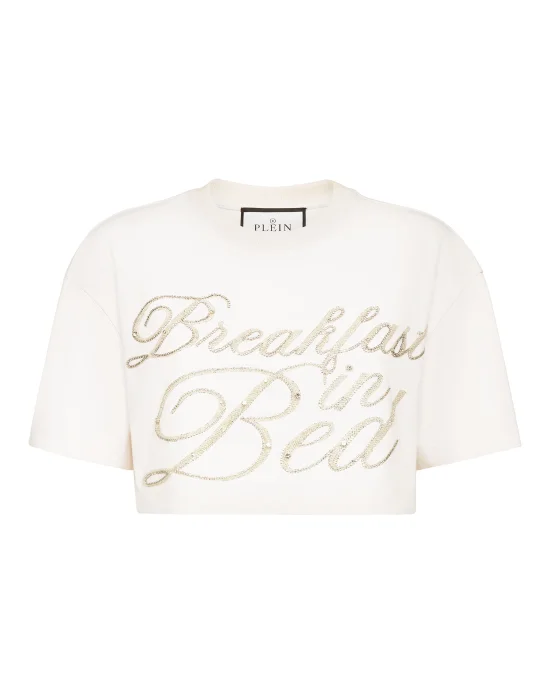 Cropped T-Shirt Breakfast in Bed Crystal