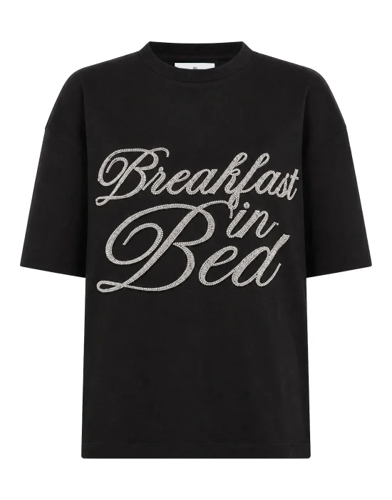 Man Fit T-Shirt Breakfast in Bed Crystal