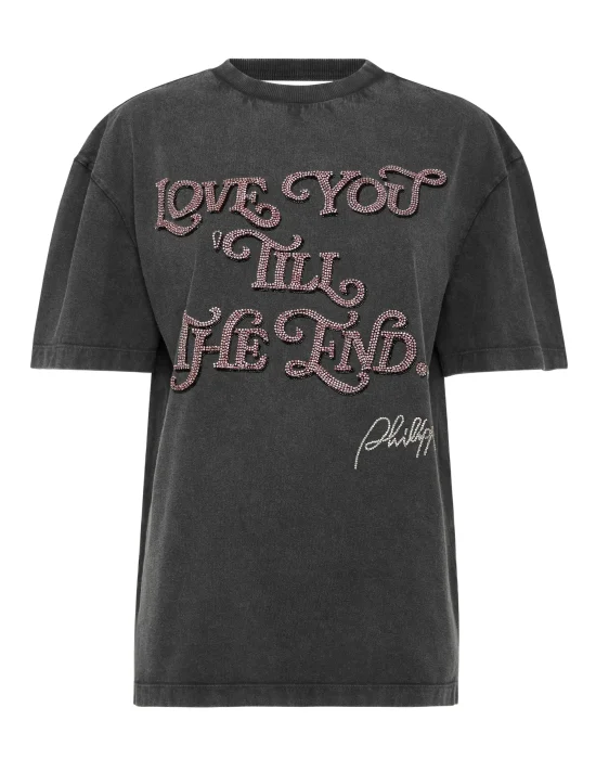 Open Back Man Fit T-Shirt Love Plein