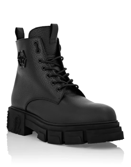 Deer Print Boots Gothic Plein
