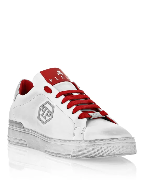 Nappa Leather Vintage Lo-Top Sneakers Hexagon