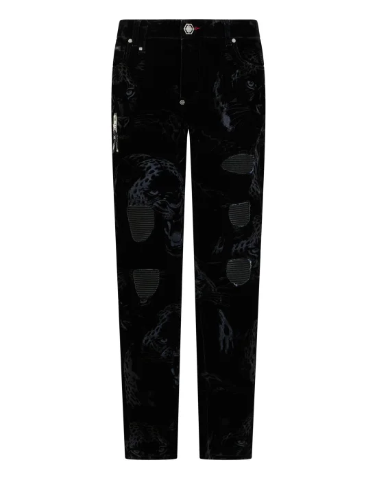 Rock Star Fit Jeans Panther Flock