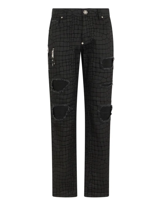 Rock Star Fit Jeans Cocco Print