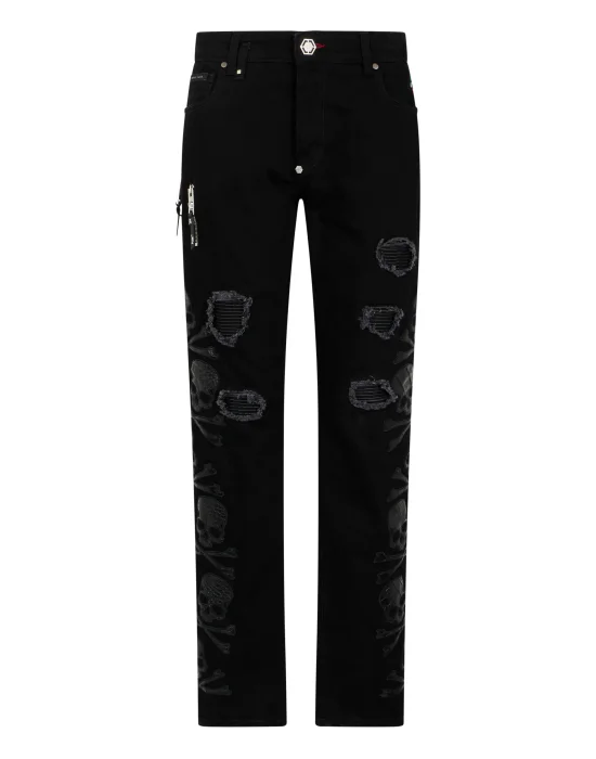 Rock Star Fit Jeans Skull and Bones
