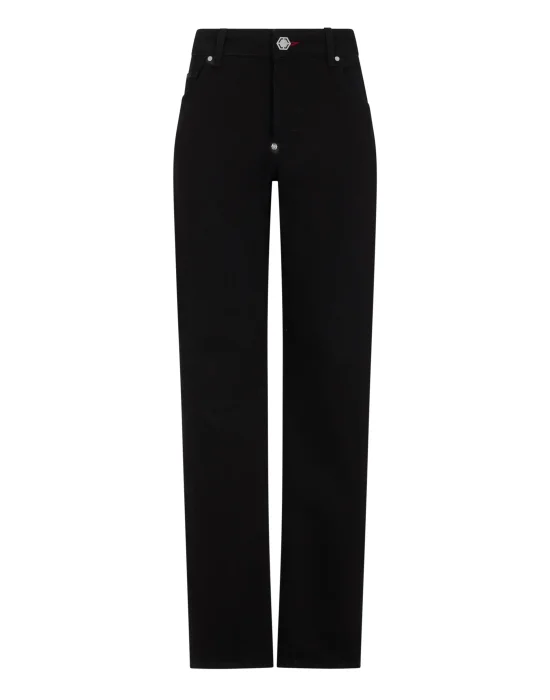 Super Straight Cut Jeans Cocco Logo