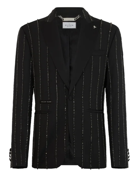 Lord Fit Blazer Pinstripe Stones