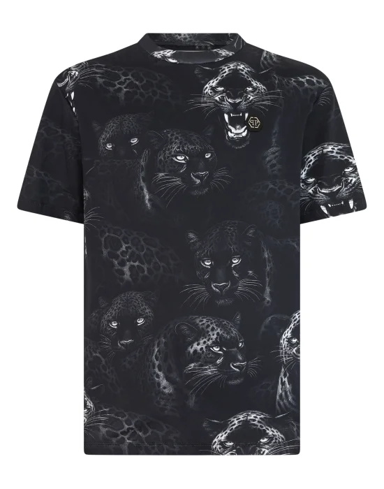 Round Neck T-Shirt All-Over Panther