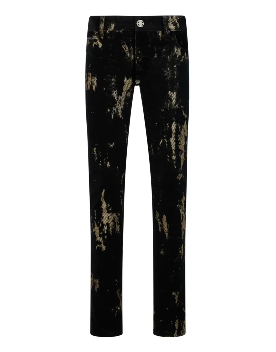 Jeggings Gold Paint