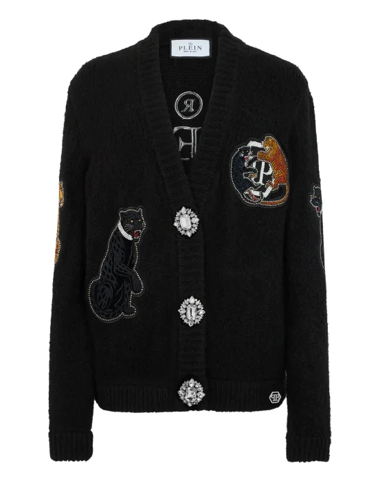 Cardigan Panthere Prive Patches