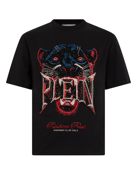 Man Fit T-Shirt Panther Chrome Logo