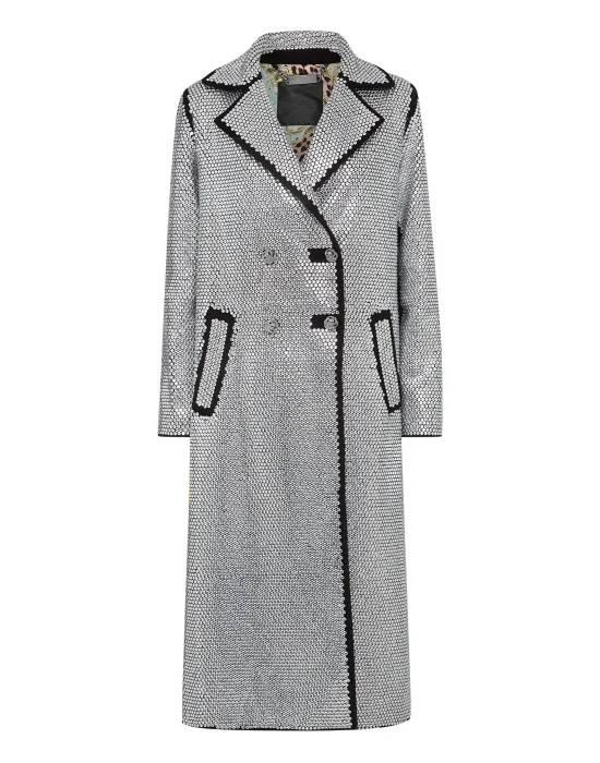 Coat Long with Crystals
