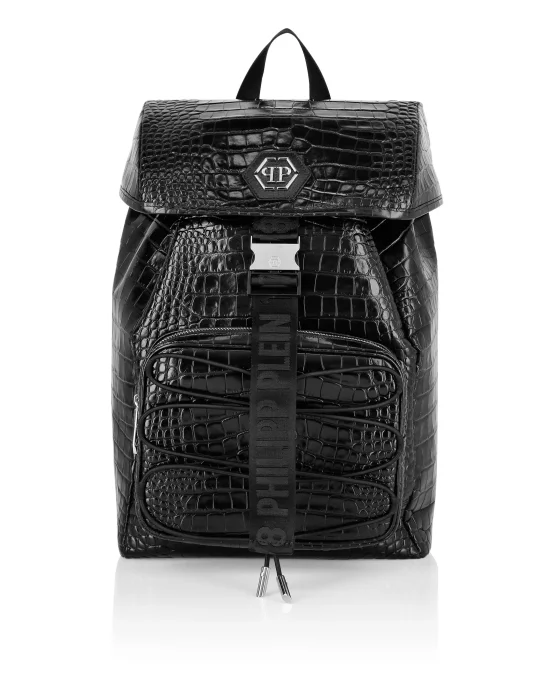Crocco Printed Tote Backpack Monogram