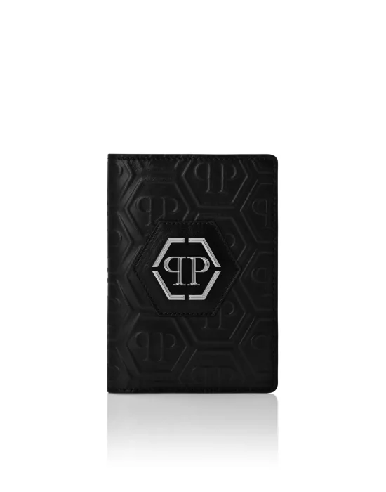 Leather Passport Cover Monogram