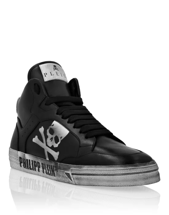 Leather Mid-Top Sneakers Retrokickz TM