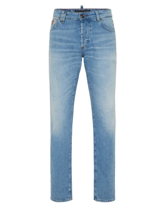 Super Straight Cut Jeans Plein